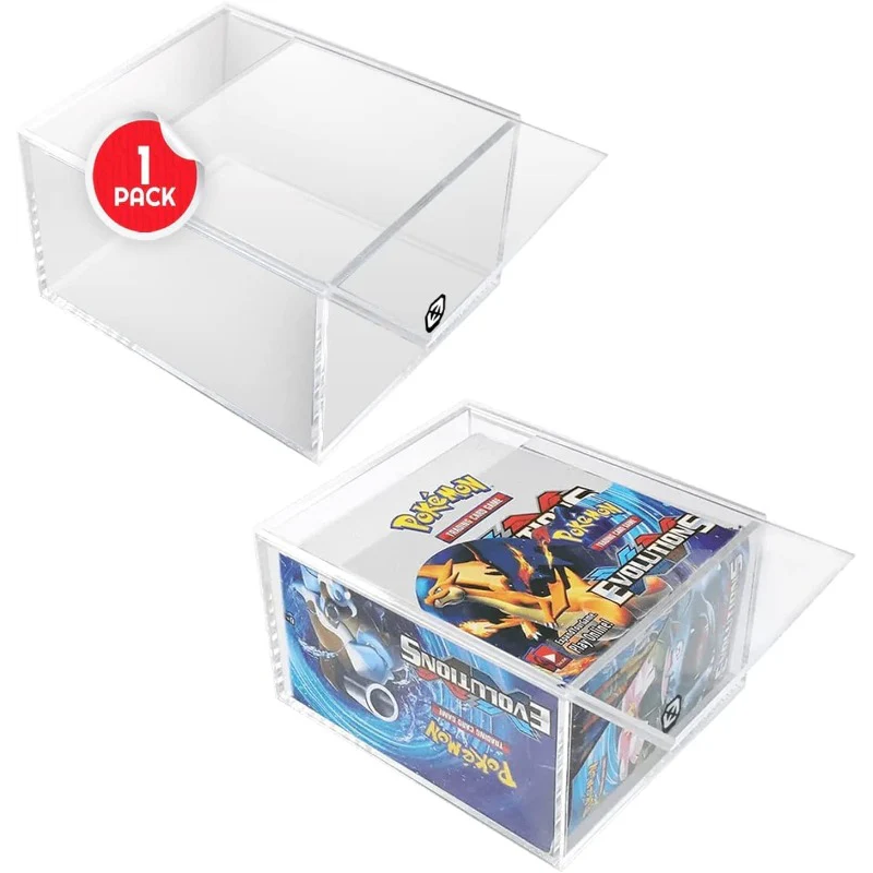 EVORETRO - PREMIUM Pokemon booster box with sliding lid anti-UV 4.0MM EVORETRO - PREMIUM Pokemon booster box with sliding lid anti-UV 4.0MM