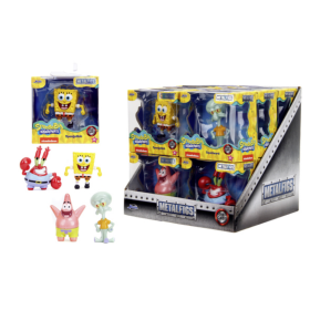 BOB L'EPONGE - Display de Figurines 6cm - 4 Modèles - 12pc
