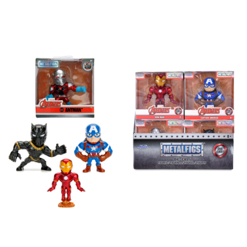 AVENGERS - Display de Figurines 6,5cm - 4 Modèles - 12pc AVENGERS - Display de Figurines 6,5cm - 4 Modèles - 12pc