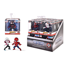 SPIDER-MAN - Display de Figurines 6,5cm - 3 Modèles - 12pc - Wave 1