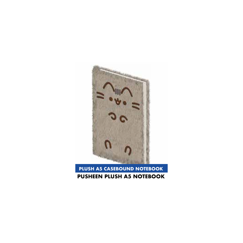PUSHEEN - Carnet de Note A5 en peluche