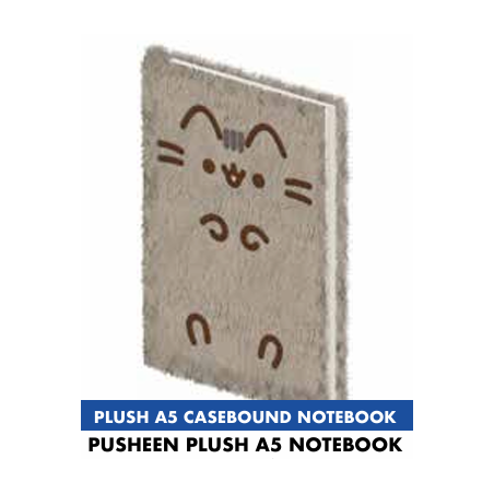 PUSHEEN - Carnet de Note A5 en peluche