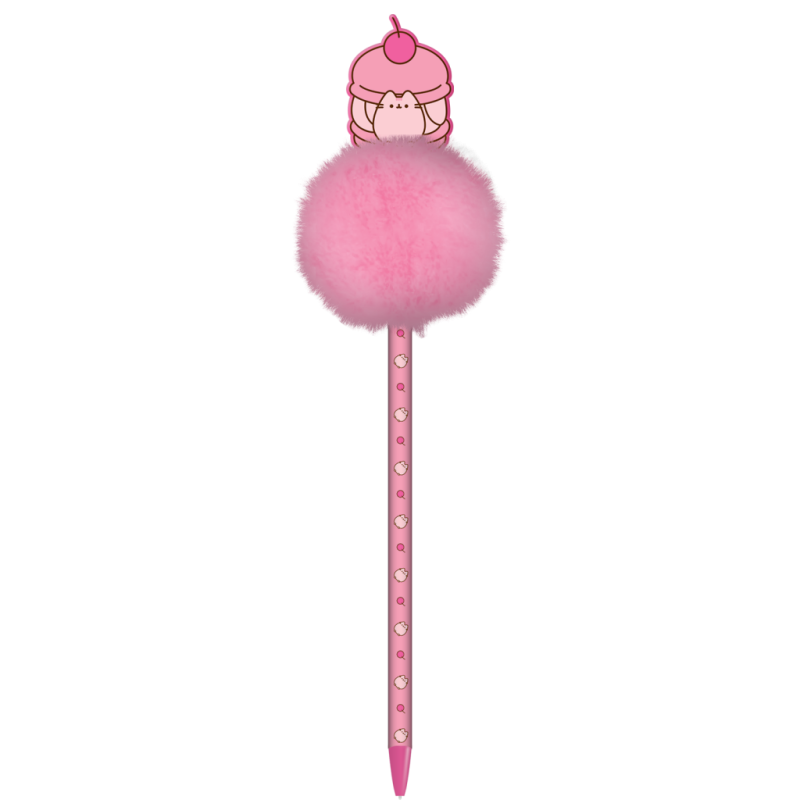 PUSHEEN - Macaron - Stylo-bille Pom Pom