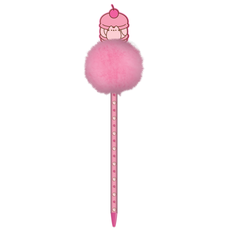 PUSHEEN - Macaron - Stylo-bille Pom Pom