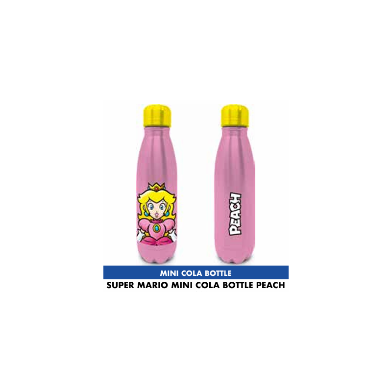 SUPER MARIO - Peach - Mini Cola Bottle - 540 ml SUPER MARIO - Peach - Mini Cola Bottle - 540 ml