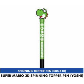 SUPER MARIO - Yoshi - 2D Spinning Topper Pen
