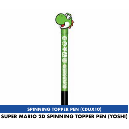 SUPER MARIO - Yoshi - 2D Spinning Topper Pen