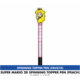 SUPER MARIO - Peach - 2D Spinning Topper Pen