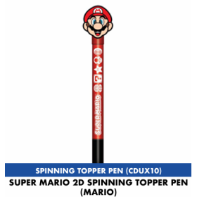 SUPER MARIO - Mario - 2D Spinning Topper Pen
