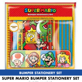 SUPER MARIO - Bumper Stationary Set