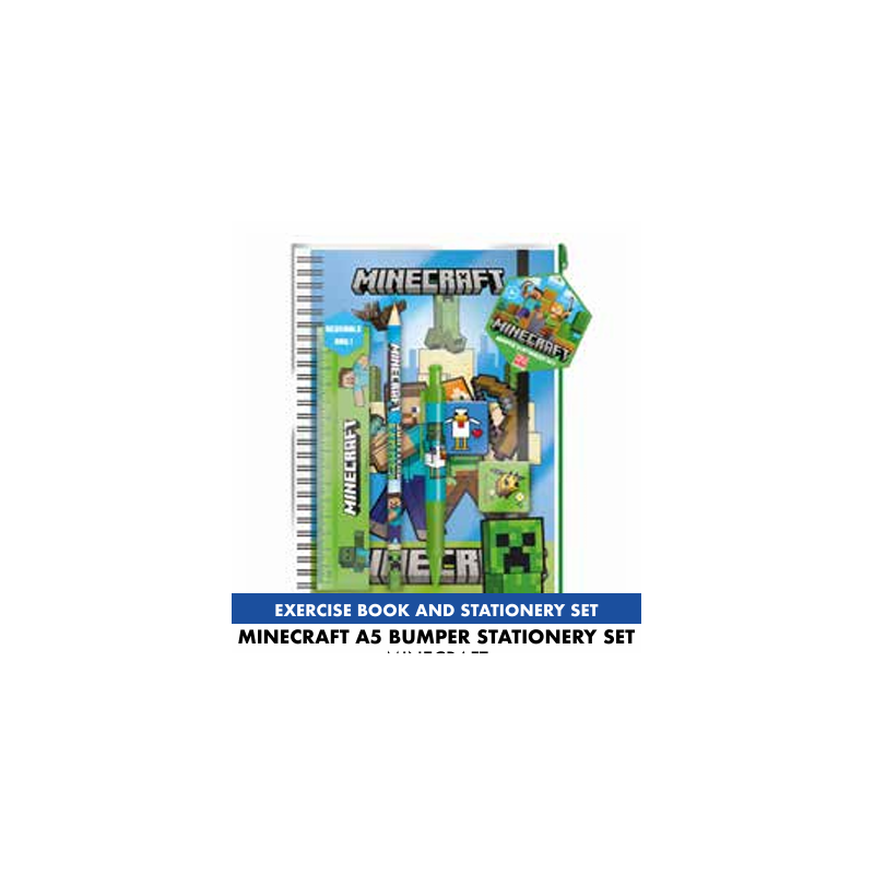 MINECRAFT - A5 Bumper Stationary Set