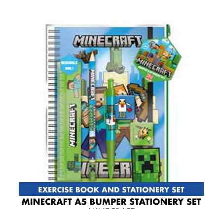 MINECRAFT - A5 Bumper Stationary Set