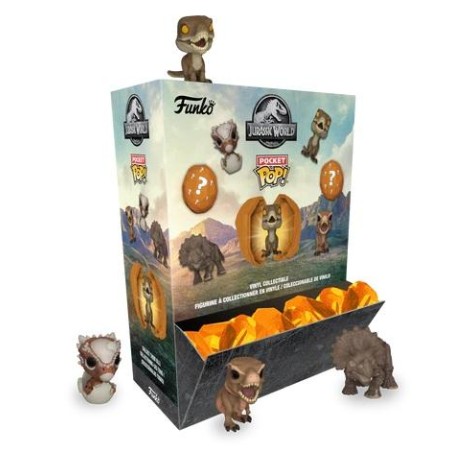 JURASSIC PARK - Pocket POP Amber (BOX 12 Figurines)