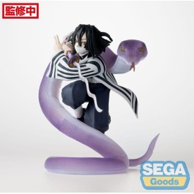 DEMON SLAYER - Obanai Iguro - Statuette Xross Link Anime 14cm
