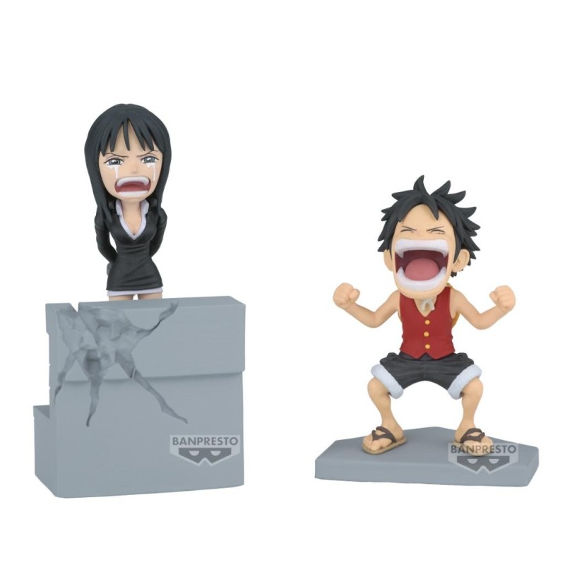 ONE PIECE - Luffy & Nico Robin - Figurine WCF Log Stories 10cm ONE PIECE - Luffy & Nico Robin - Figurine WCF Log Stories 10cm