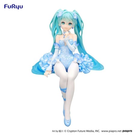 HATSUNE MIKU - Flower Fairy Nemophila - Statuette Noodle Stopper 15cm