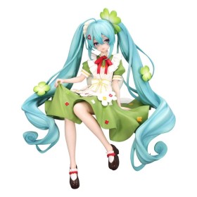 HATSUNE MIKU - Flower Fairy Clover - Statuette Noodle Stopper 15cm