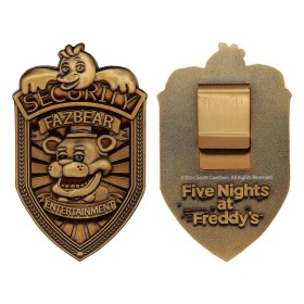 FIVE NIGHTS AT FREDDY'S - Replique Badge de Sécurité - Edition Limitée