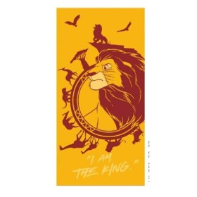 LE ROI LION - I am the King - Serviette de Plage 70x140cm