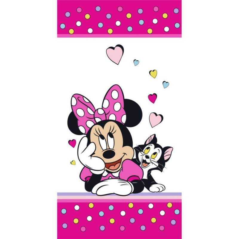 DISNEY - Minnie - Serviette de Plage - 70x140cm DISNEY - Minnie - Serviette de Plage - 70x140cm
