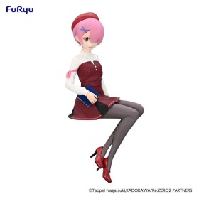 RE ZERO - Ram "Book Girl" - Statuette Noodle Stopper 14cm