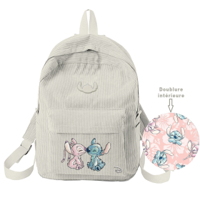 STITCH & ANGEL - Corduroy - Sac à Dos '34,5x27x12cm'