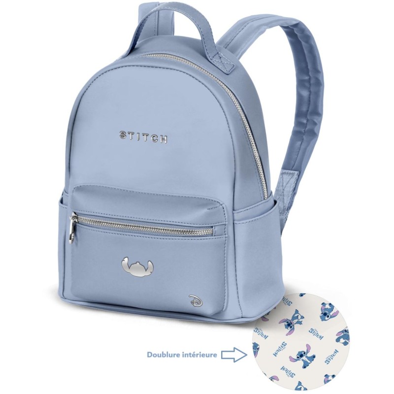 STITCH - Blue - Sac à Dos Fashion '28x24x11cm' STITCH - Blue - Sac à Dos Fashion '28x24x11cm'