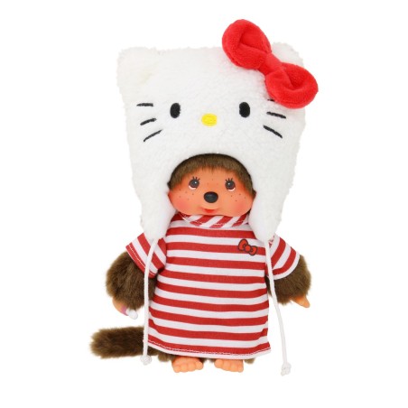 MONCHHICHI - Hello Kitty - Peluche 20cm
