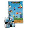 SUPER MARIO - Game - Plaid Premium '100X150cm'