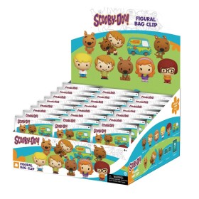 SCOOBY DOO - 3D Foam Bag Clip (Display 24 Pcs)
