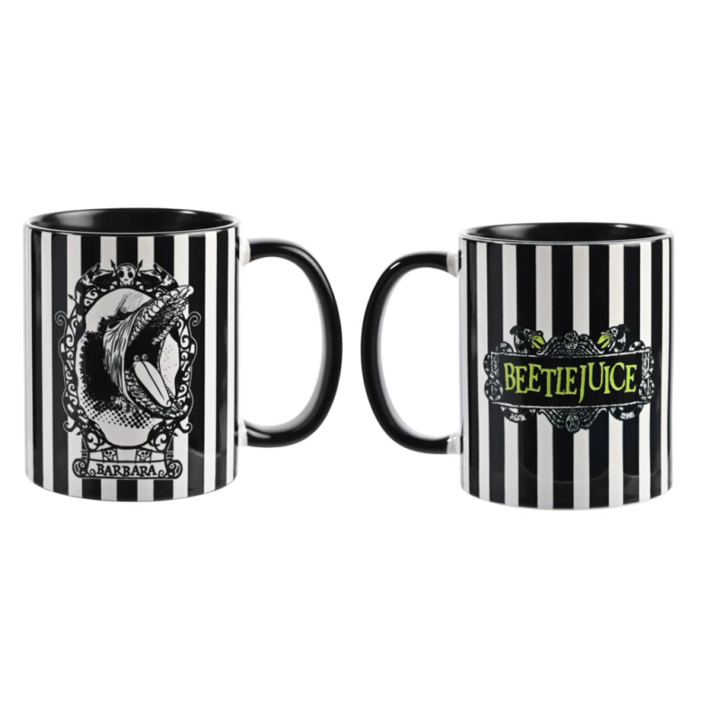 BEETLEJUICE - Black&White - Barbara - Mug Interieur Coloré - 312 ml BEETLEJUICE - Black&White - Barbara - Mug Interieur Coloré - 312 ml