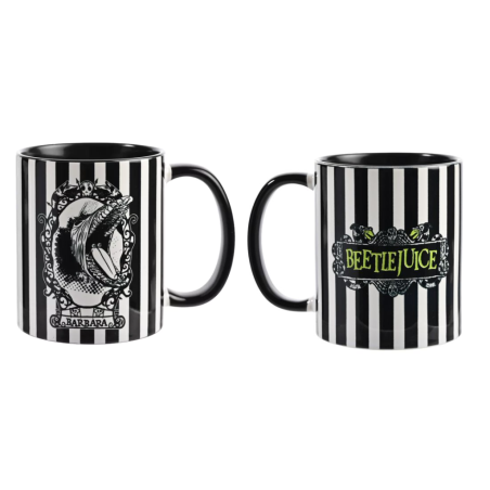 BEETLEJUICE - Black&White - Barbara - Mug Interieur Coloré - 312 ml