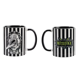 BEETLEJUICE - Black&White - Adam - Mug Interieur Coloré - 312 ml