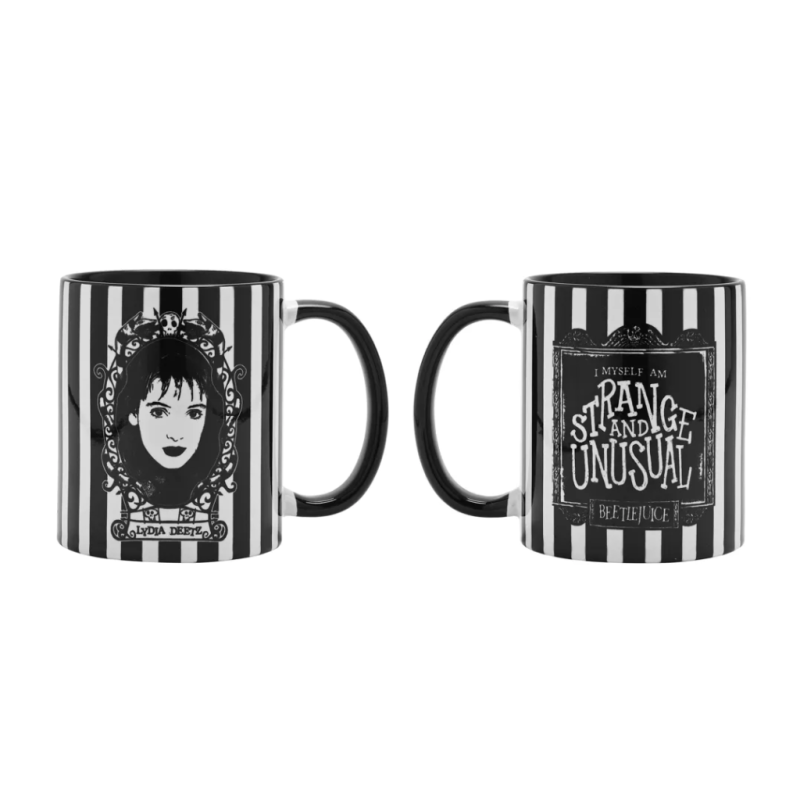 BEETLEJUICE - Black&White - Lydia - Mug Interieur Coloré - 312 ml BEETLEJUICE - Black&White - Lydia - Mug Interieur Coloré - 312 ml