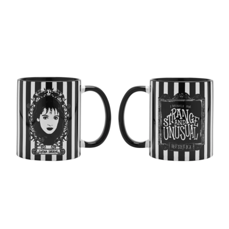 BEETLEJUICE - Black&White - Lydia - Mug Interieur Coloré - 312 ml