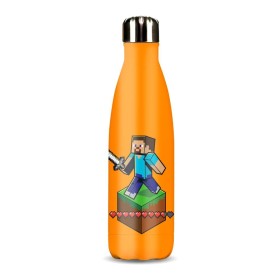 MINECRAFT - Steve - Bouteille d'eau en Métal 600ml
