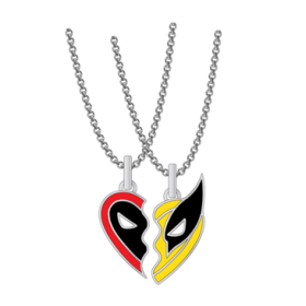 DEADPOOL vs WOLVERINE - Set de 2 Colliers BFF