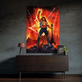 STRANGER THINGS - Eddie - Banner Murale '125 x 85 cm'