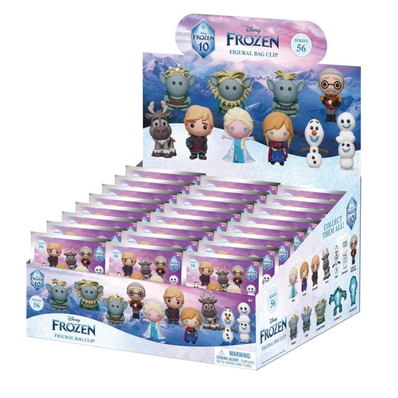 LA REINE DES NEIGES - Series 59 - 3D Foam Bag Clip (Display 24 Pcs) LA REINE DES NEIGES - Series 59 - 3D Foam Bag Clip (Display 24 Pcs)