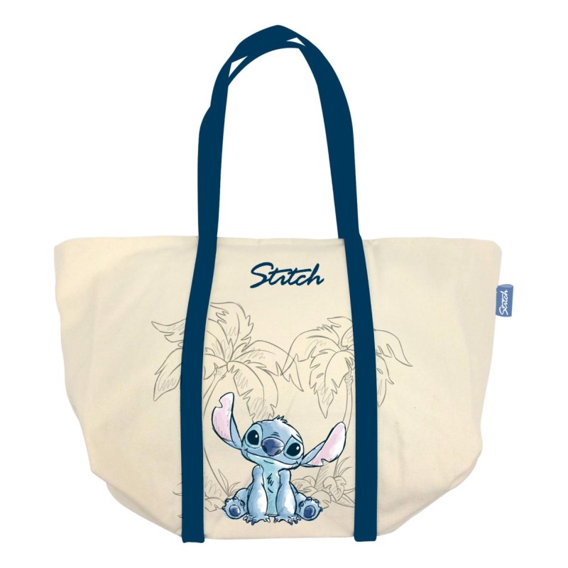 STITCH - Ohana & Blue - Grand Sac en Toile - 35x31x20cm STITCH - Ohana & Blue - Grand Sac en Toile - 35x31x20cm