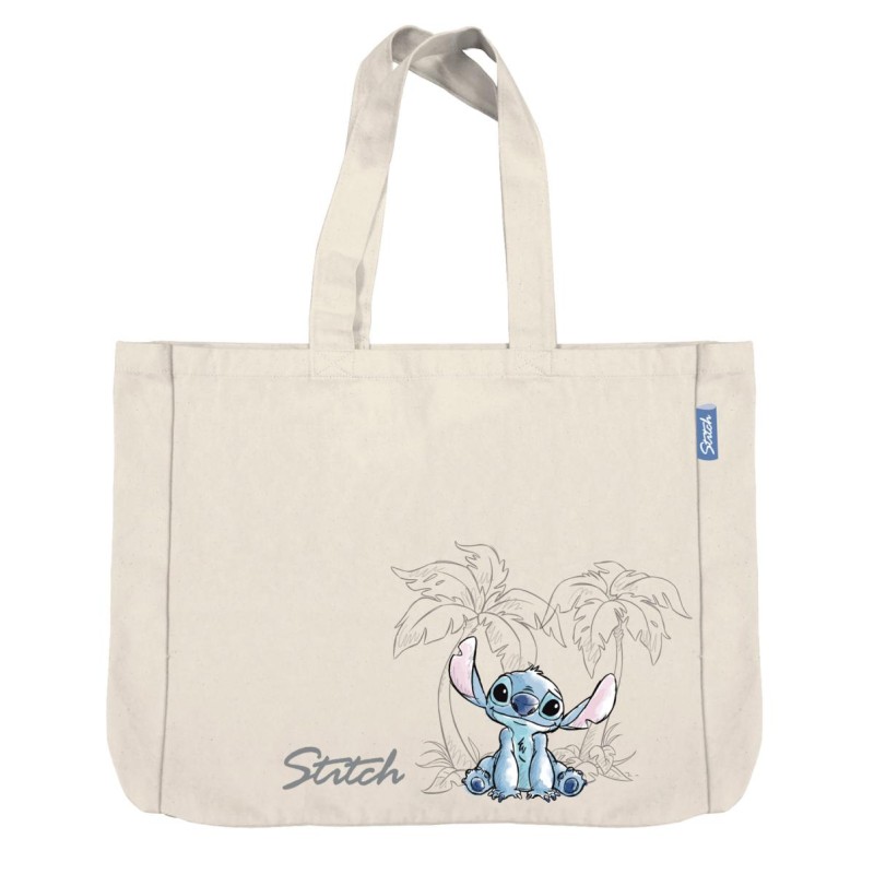 STITCH - Ohana - Grand Sac en Toile - 46x40,5x10cm STITCH - Ohana - Grand Sac en Toile - 46x40,5x10cm