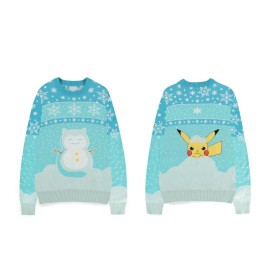 POKEMON - Pikachu & Snow - Pull de Noël (S)