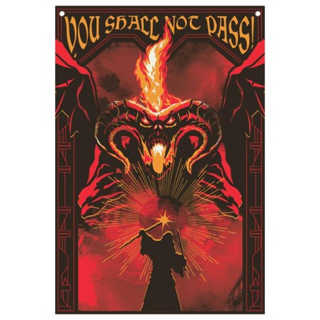 LE SEIGNEUR DES ANNEAUX - Balrog - Banner Murale '125 x 85 cm'