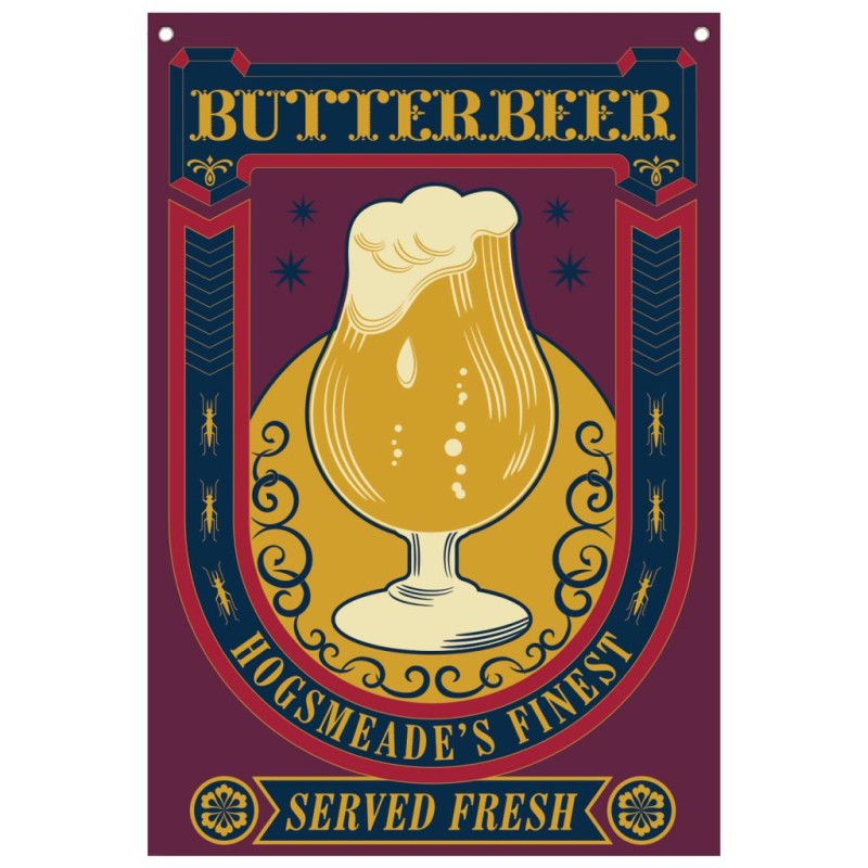 HARRY POTTER - Bière au Beurre - Banner Murale '125 x 85 cm' HARRY POTTER - Bière au Beurre - Banner Murale '125 x 85 cm'