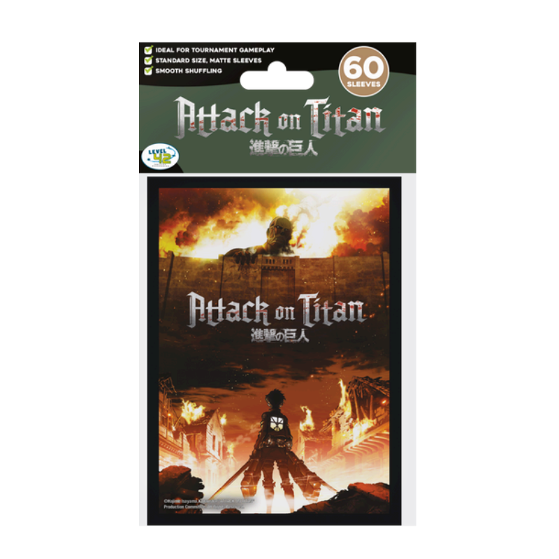 L'ATTAQUE DES TITANS - Wall - Protège-cartes Taille Normale (66x91mm) L'ATTAQUE DES TITANS - Wall - Protège-cartes Taille Normale (66x91mm)