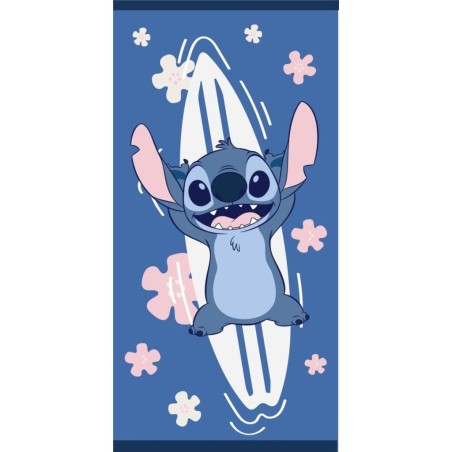 DISNEY - Stitch surf sur la mer - Serviette de Plage 70x140cm