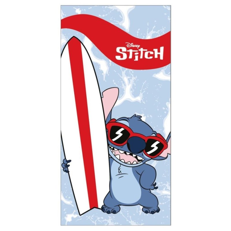 DISNEY - Stitch surf - Serviette de Plage 70x140cm DISNEY - Stitch surf - Serviette de Plage 70x140cm