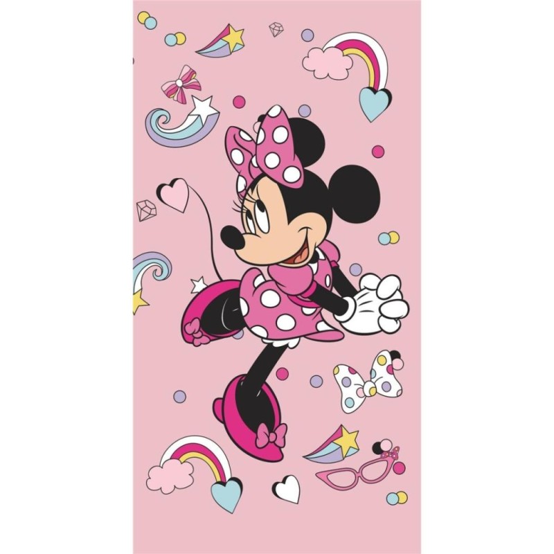 DISNEY - Minnie - Serviette de Plage 70x140cm DISNEY - Minnie - Serviette de Plage 70x140cm