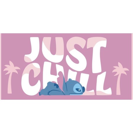 DISNEY - Stitch "Just Chill" - Serviette de Plage 70x140cm