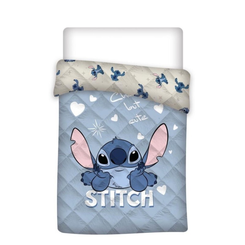 DISNEY - Stitch - Couverture en Quilt 140x200cm DISNEY - Stitch - Couverture en Quilt 140x200cm